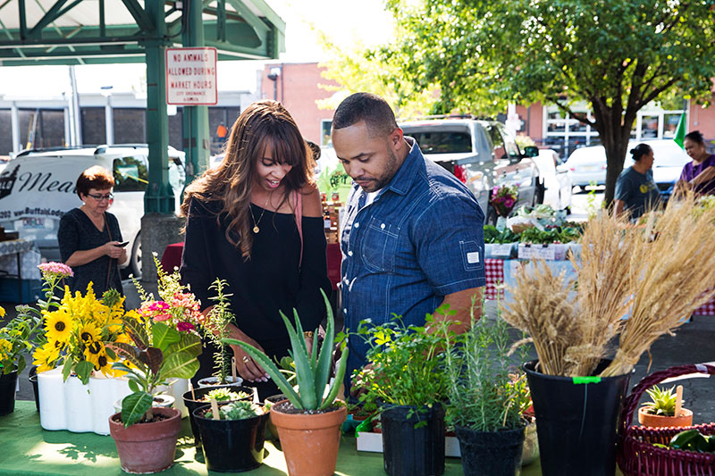Overland Park Farmers Market Couple