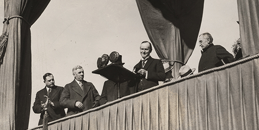 President Coolidge at the 1926 Liberty Memorial Dedication