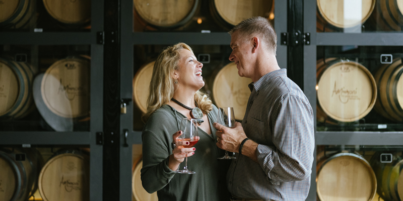 amigoni winery, west bottoms, couple